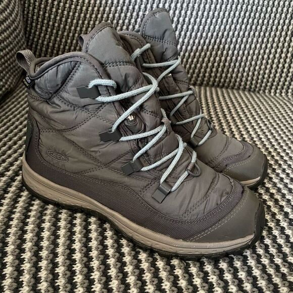 Keen Terradora grey ankle height waterproof boot women’s shoe size 7.5 - Picture 2 of 13